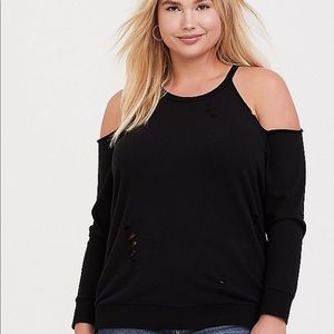 Torrid Destructed Sweater